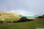 Rainbow Nature Natural landscape Highland Sky