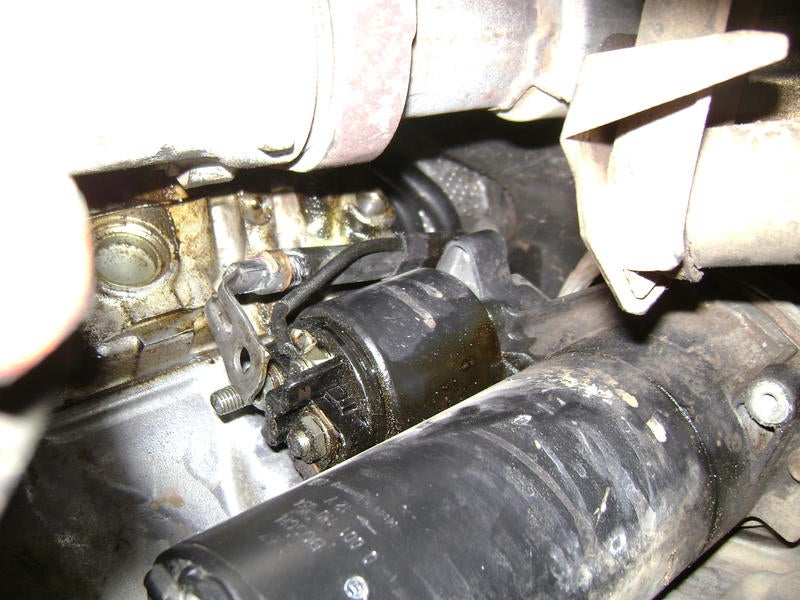 How Hard is it to Change the Starter Motor ? - Mercedes ... benz c32 engine wiring harness 
