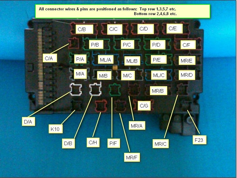 2007 Mercedes Benz Ml350 Fuse Chart