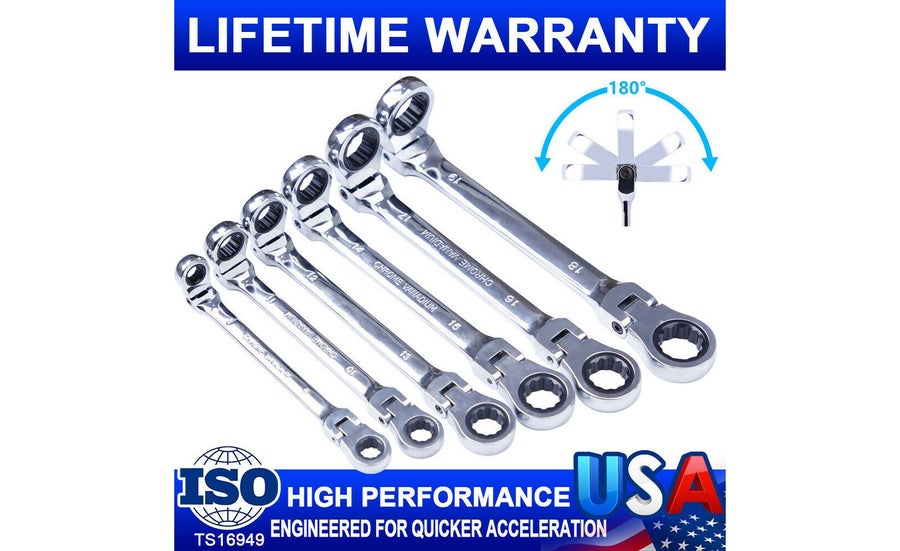 69% OFF! - Double-Headed Flexing Ratchet Wrench Set
