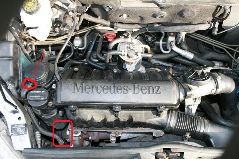 missing engine pipe connector a170 - Mercedes-Benz Forum